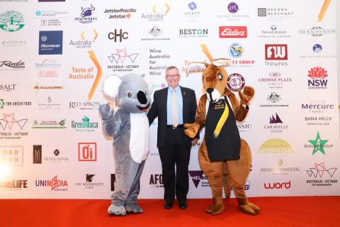 Assistant Minister Mark Coulton attends the Taste of Australia Gala in Ho Chi Minh City on 5 April 2018.