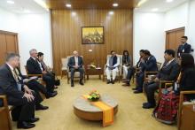 Meeting with Hon Vijay Rupani, Chief Minister of Gujarat at Mahatma Mandir in Gandhinagar on 17 January 2019